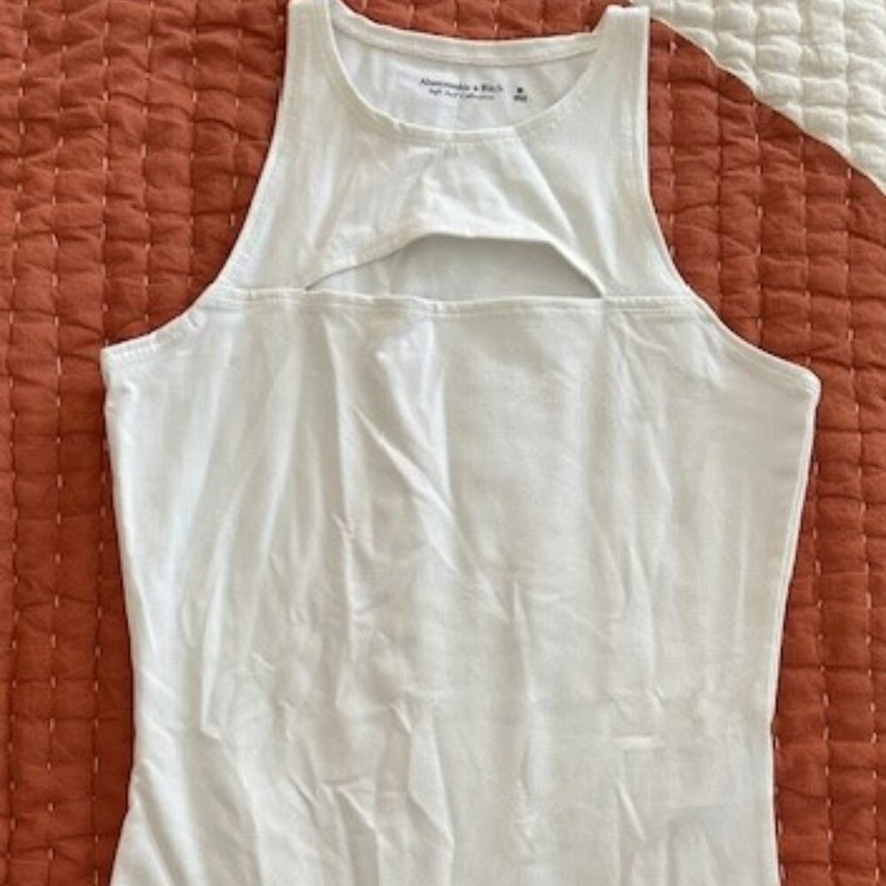 Abercrombie & Fitch - Seamless Fabric Scuba Cutout Bodysuit (Size M)